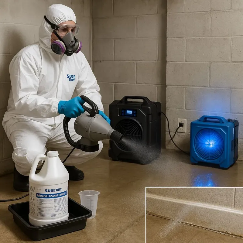 Sanitization and Odor Removal process in Albany, WI