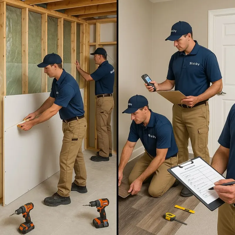 Repairs and Reconstruction process in Albany, WI